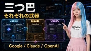 Cyberpunk AI Comparison Poster